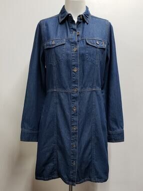 Frye Women's Denim Dress Size Small Light Wash